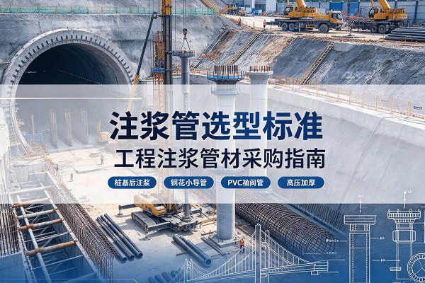 无极注浆管选型标准
